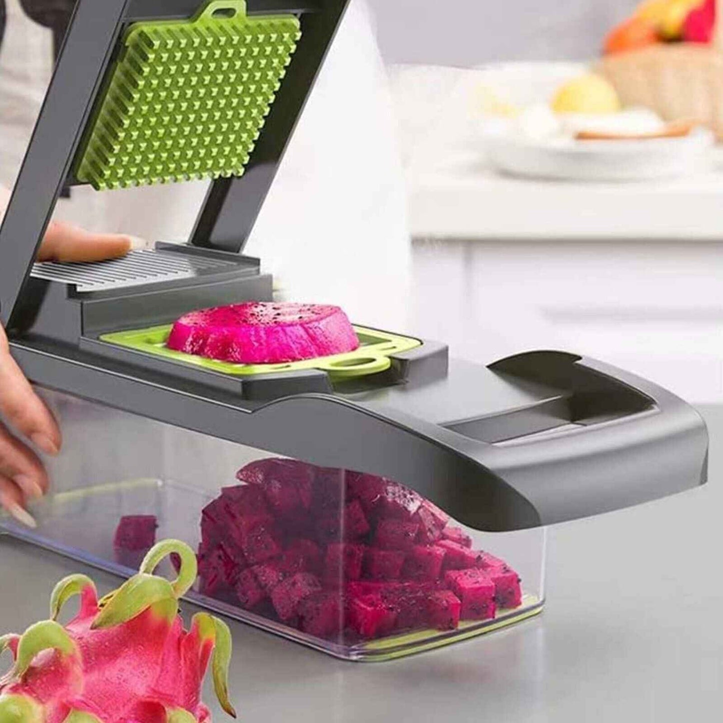 Vegetable Chopper 16 In 1 , Salad Fruit Vegetable Food Chopper Slicer Peeler