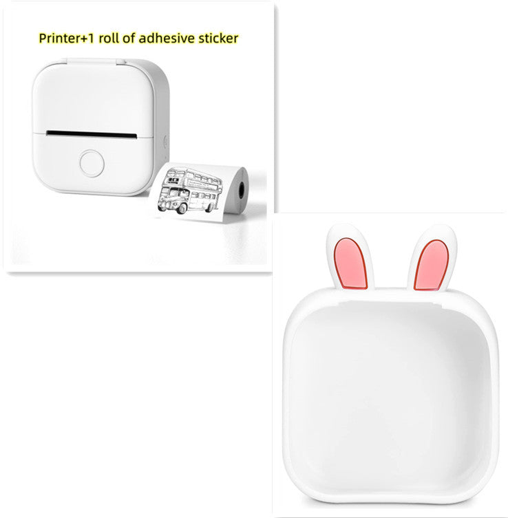 Portable Pocket Printer - Mini Thermal Photo and Label Printer, Bluetooth-Compatible for Home and School Use