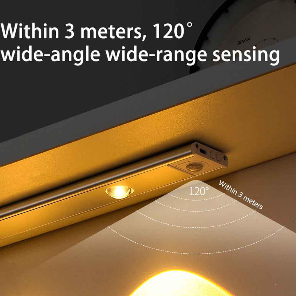 USB LED Night Light Motion Sensor Wireless Thin LED Wine Cooler Light For Kitchen Cabinet Bedroom Wardrobe Indoor Lighting