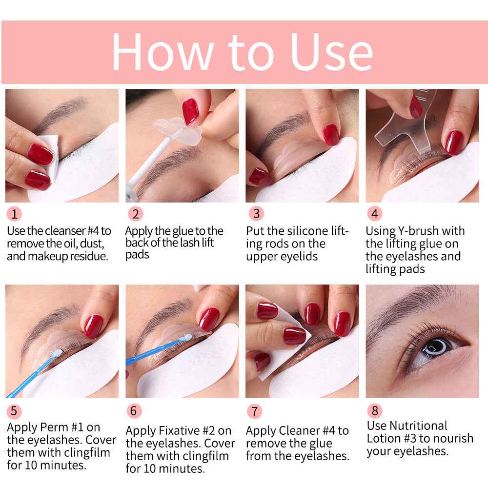 ICONSIGN Lash Lift Kit Lash Lifiting Eyelash Perming Kit Lash Curling Enhancer Eyes Makeup Tools