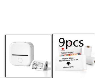 Portable Pocket Printer - Mini Thermal Photo and Label Printer, Bluetooth-Compatible for Home and School Use