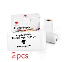 Portable Pocket Printer - Mini Thermal Photo and Label Printer, Bluetooth-Compatible for Home and School Use