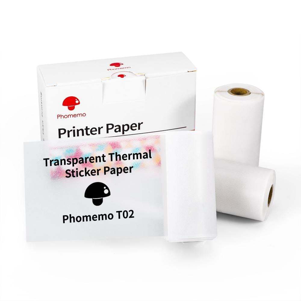Portable Pocket Printer - Mini Thermal Photo and Label Printer, Bluetooth-Compatible for Home and School Use