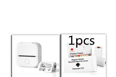 Portable Pocket Printer - Mini Thermal Photo and Label Printer, Bluetooth-Compatible for Home and School Use