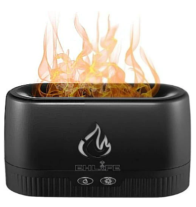 Flame Humidifier Diffuser - Aromatherapy Desk Diffuser and Household Humidifier