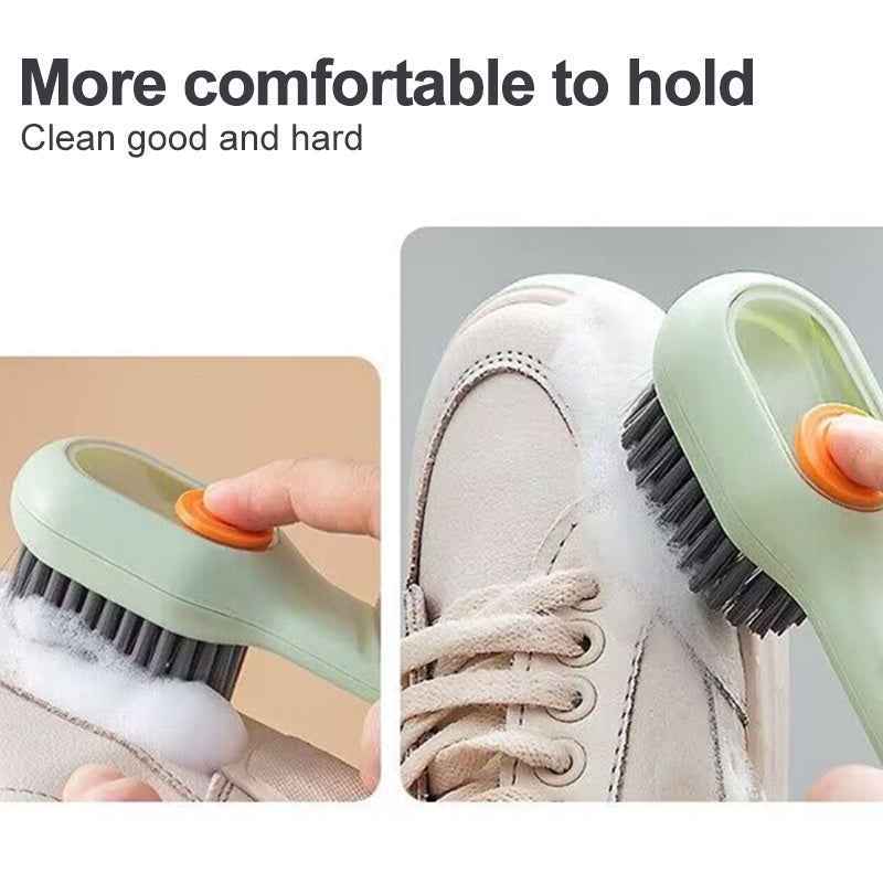 Automatic Liquid Shoe Cleaning Brush - Deep Cleaning Tool with Soft Bristles for Daily Household Use